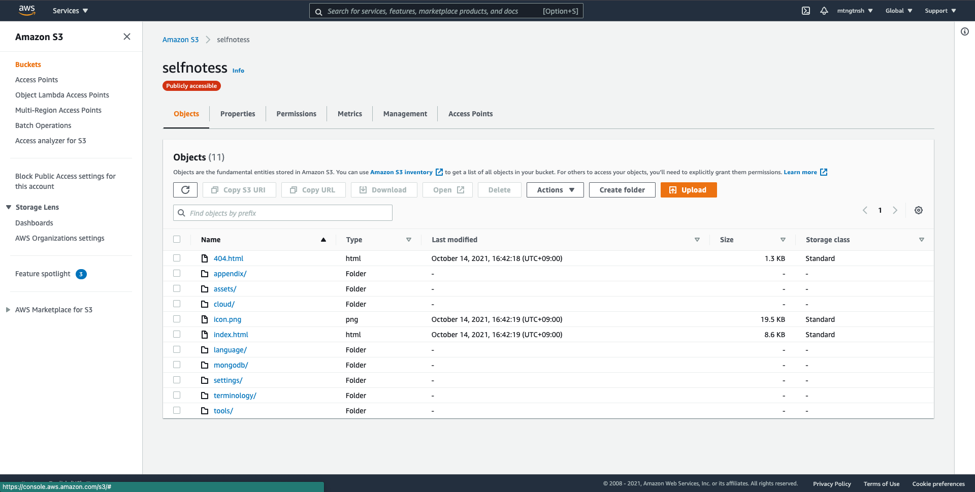 s3 bucket directory